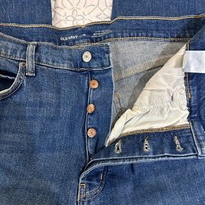 Women's old navy button fly size 16 high waisted straight never worn